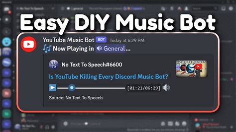 how to make a discord music bot that can also help with mental health awareness