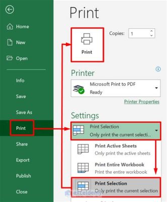 how to print only selected cells in excel and why you should consider using different font sizes for readability