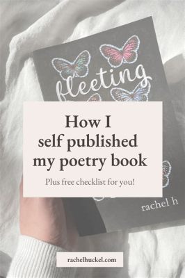 how to self publish a poetry book: the art of finding your voice in the digital age